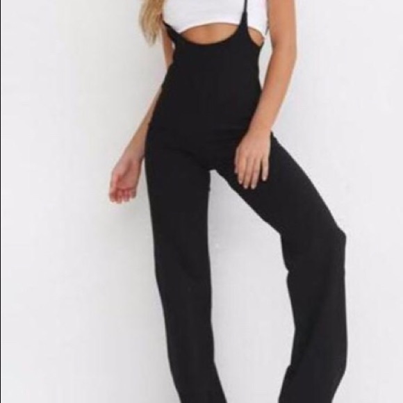 Black high waisted jumpsuit - Picture 3 of 5
